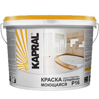 картинка Краска моющаяся в/д "Kapral Р-16" от магазина Тендент