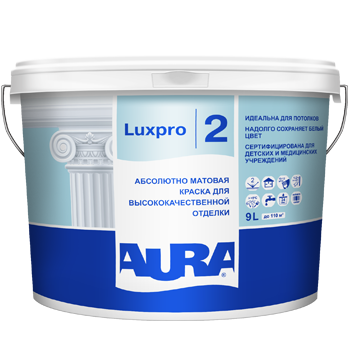 картинка Абсолютно матовая краска для высококачественной отделки "AURA LUXPRO 2" от магазина Тендент